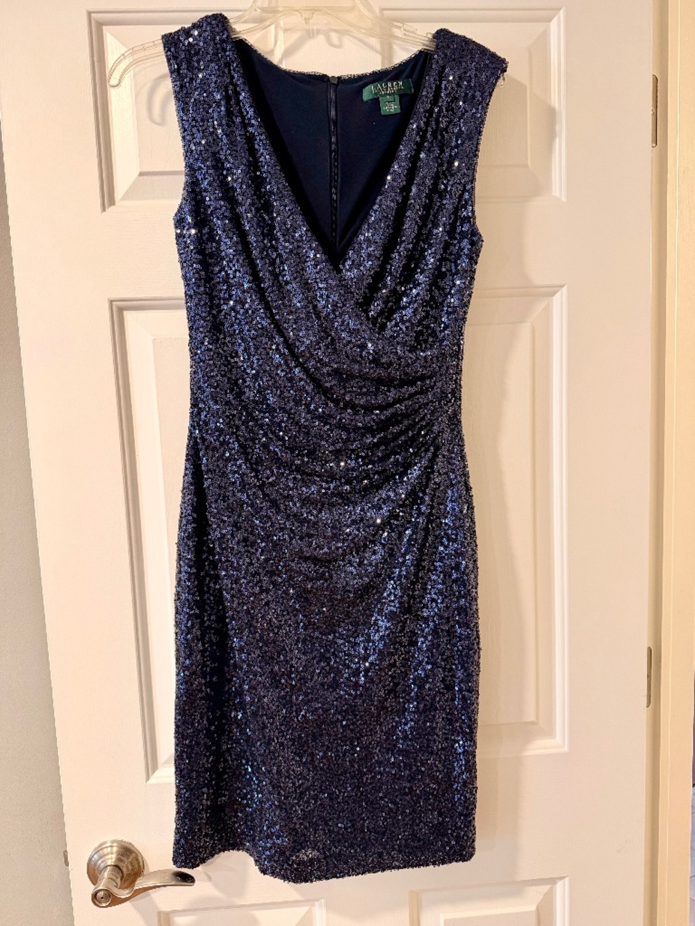 Lauren - Ralph Lauren Navy Sequin Dress